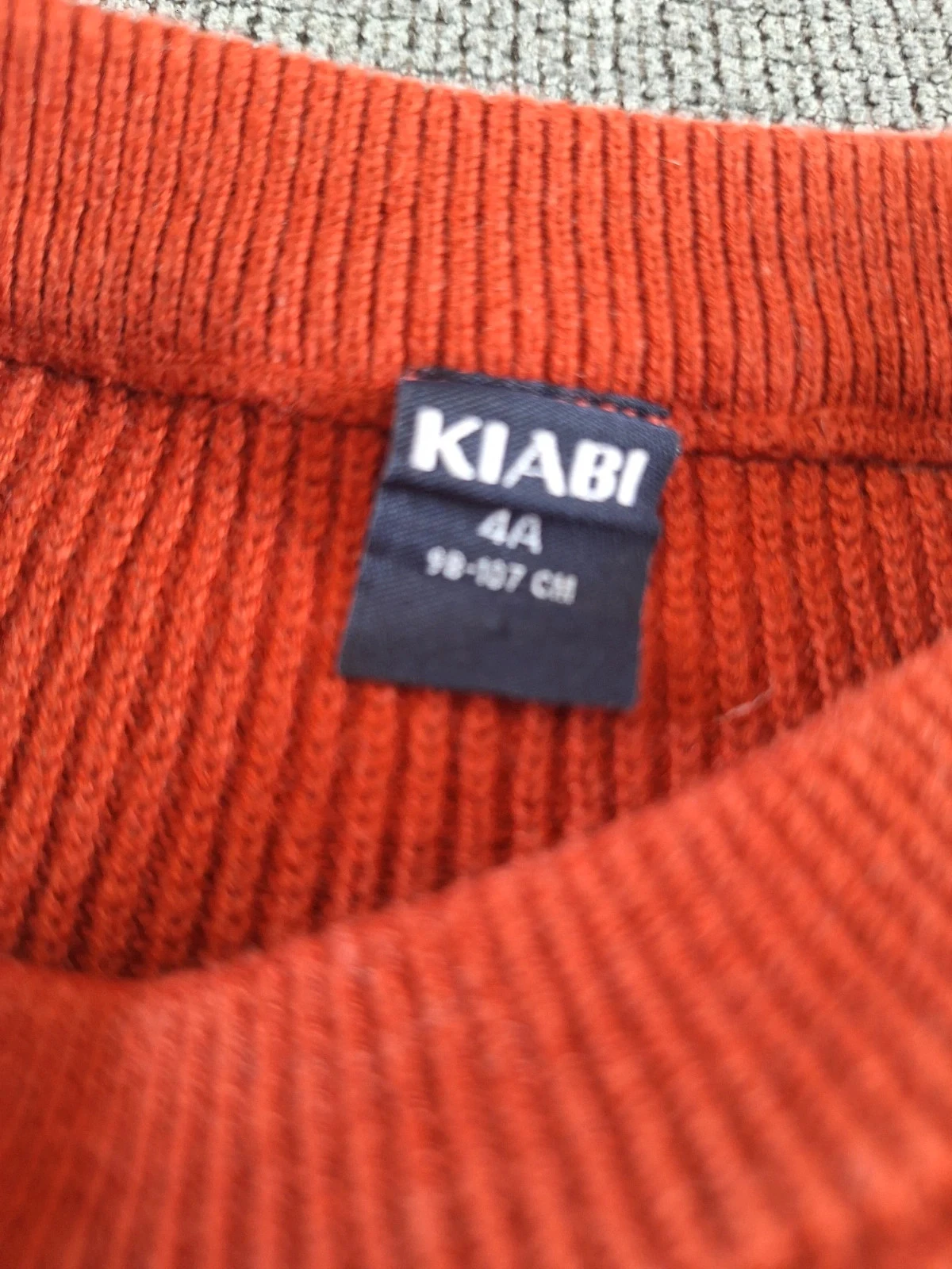 Pull 4 ans Kiabi terracotta – photo 2